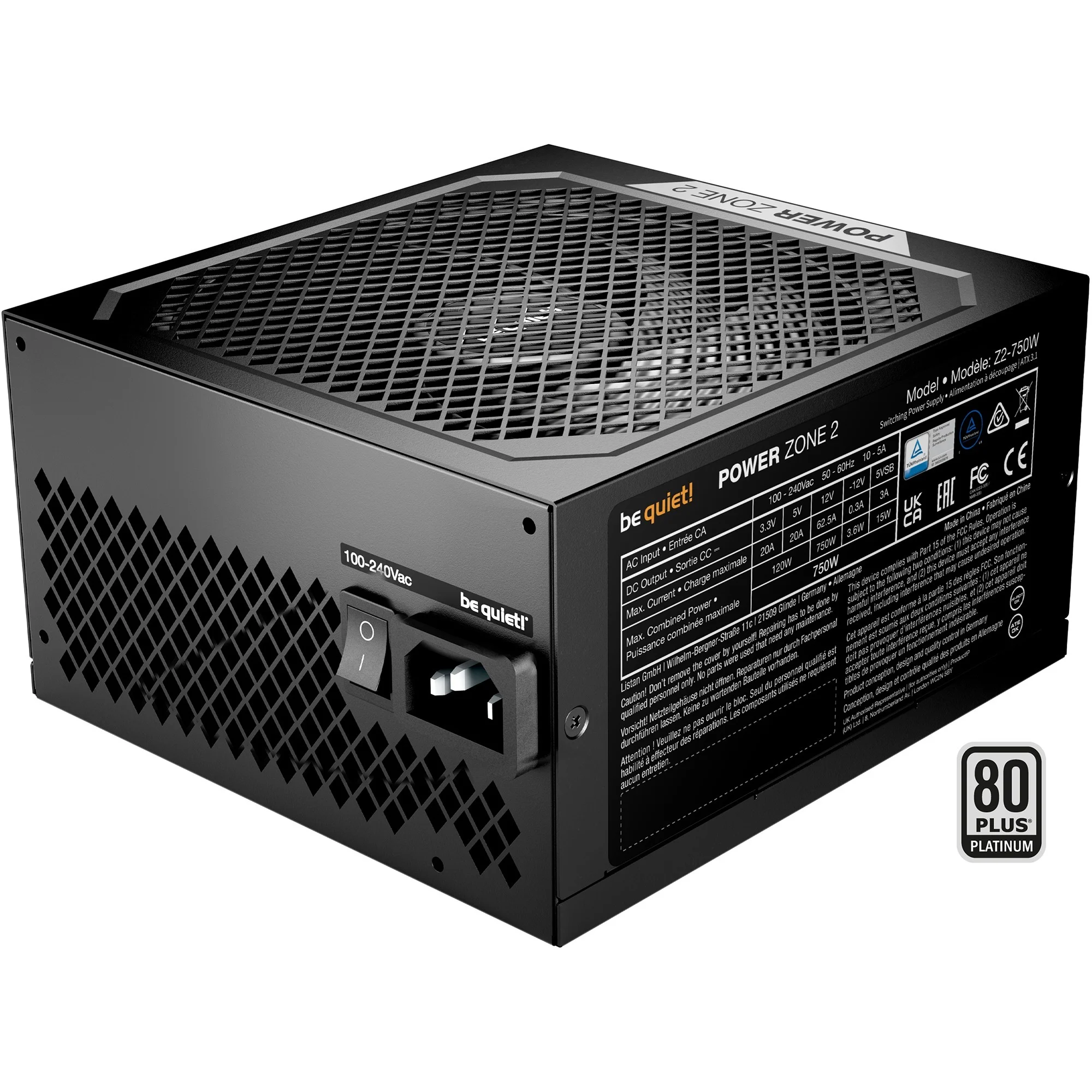 be quiet! Power Zone 2 750W