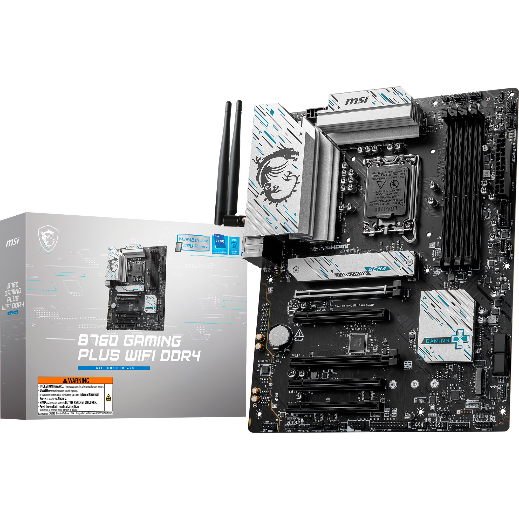 MSI B760 GAMING PLUS WIFI DDR4