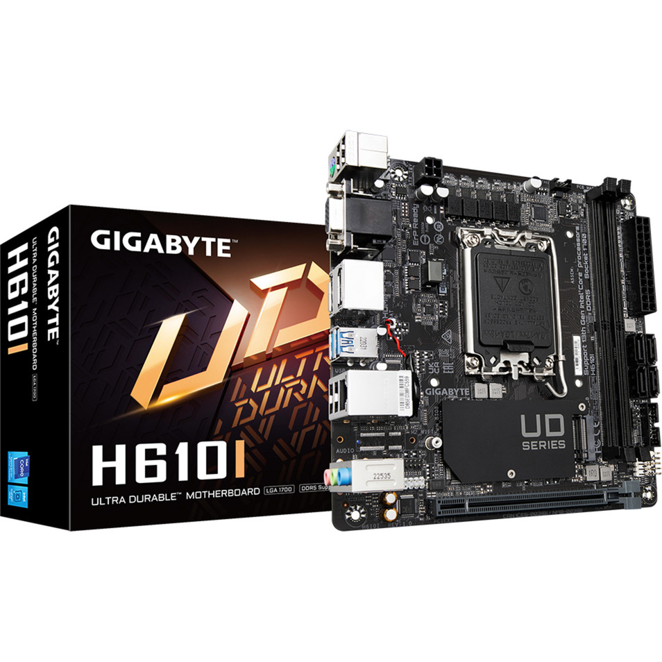 Gigabyte H610I socket 1700
