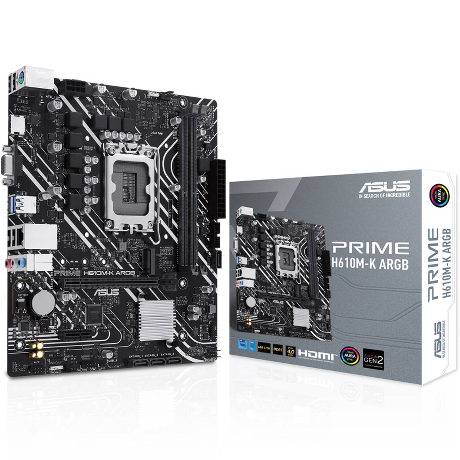 ASUS Prime H610M-K ARGB