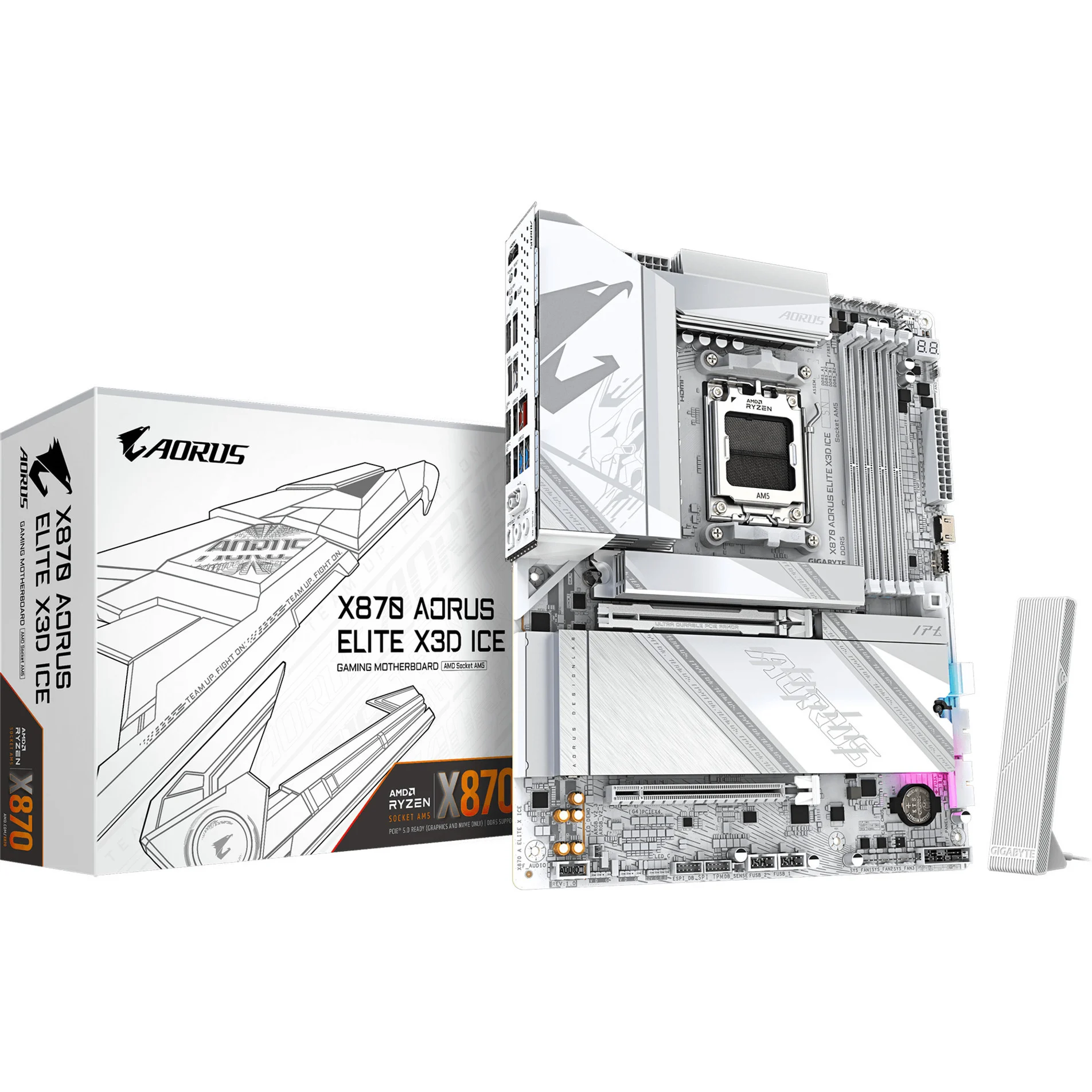 X870 AORUS ELITE X3D ICE