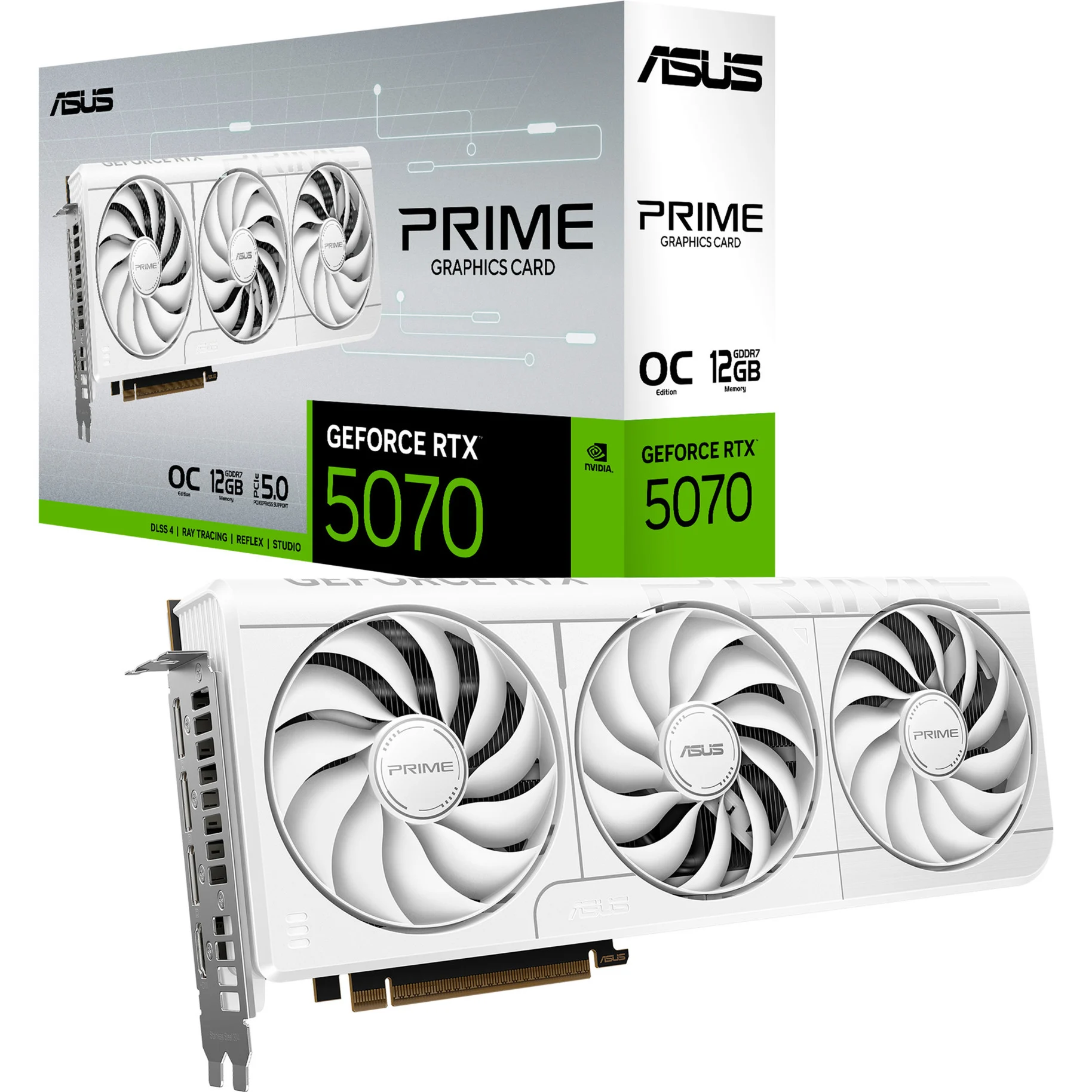 ASUS PRIME RTX 5070 OC Edition WHITE EDITION