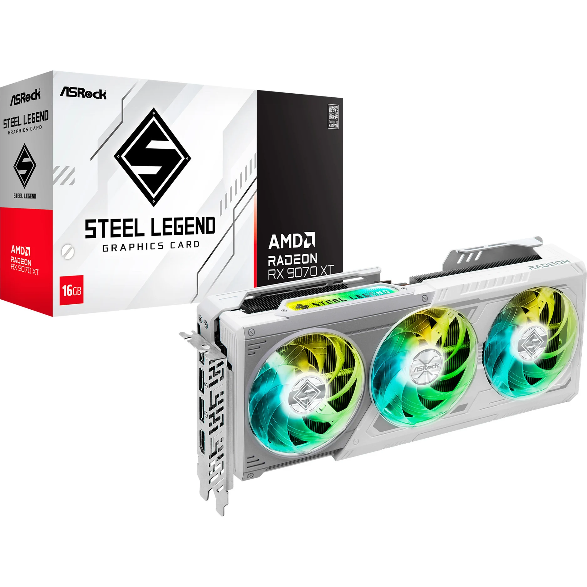 ASROCK RX 9070 XT Steel Legend