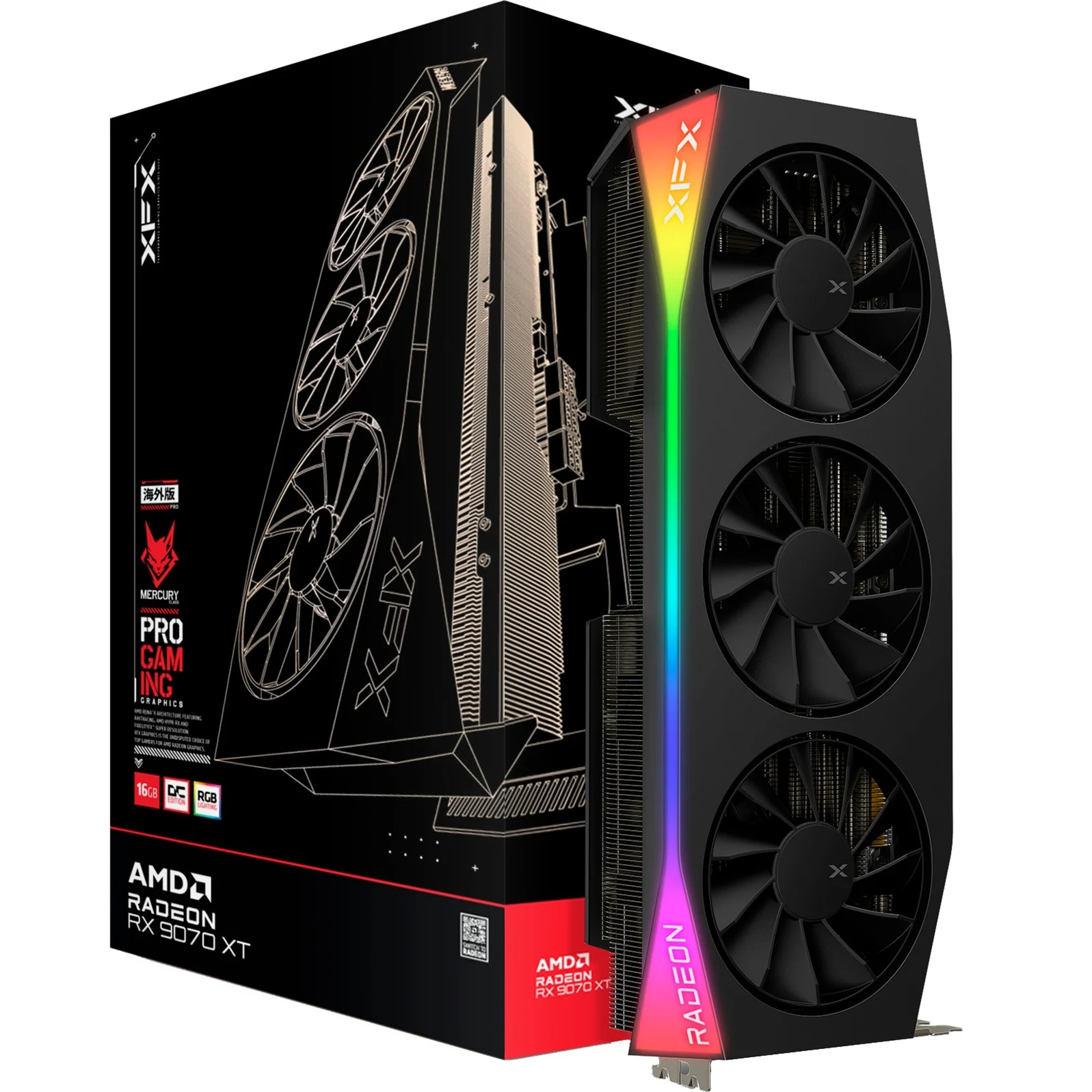 XFX Mercury RX 9070 XT OC Gaming Edition