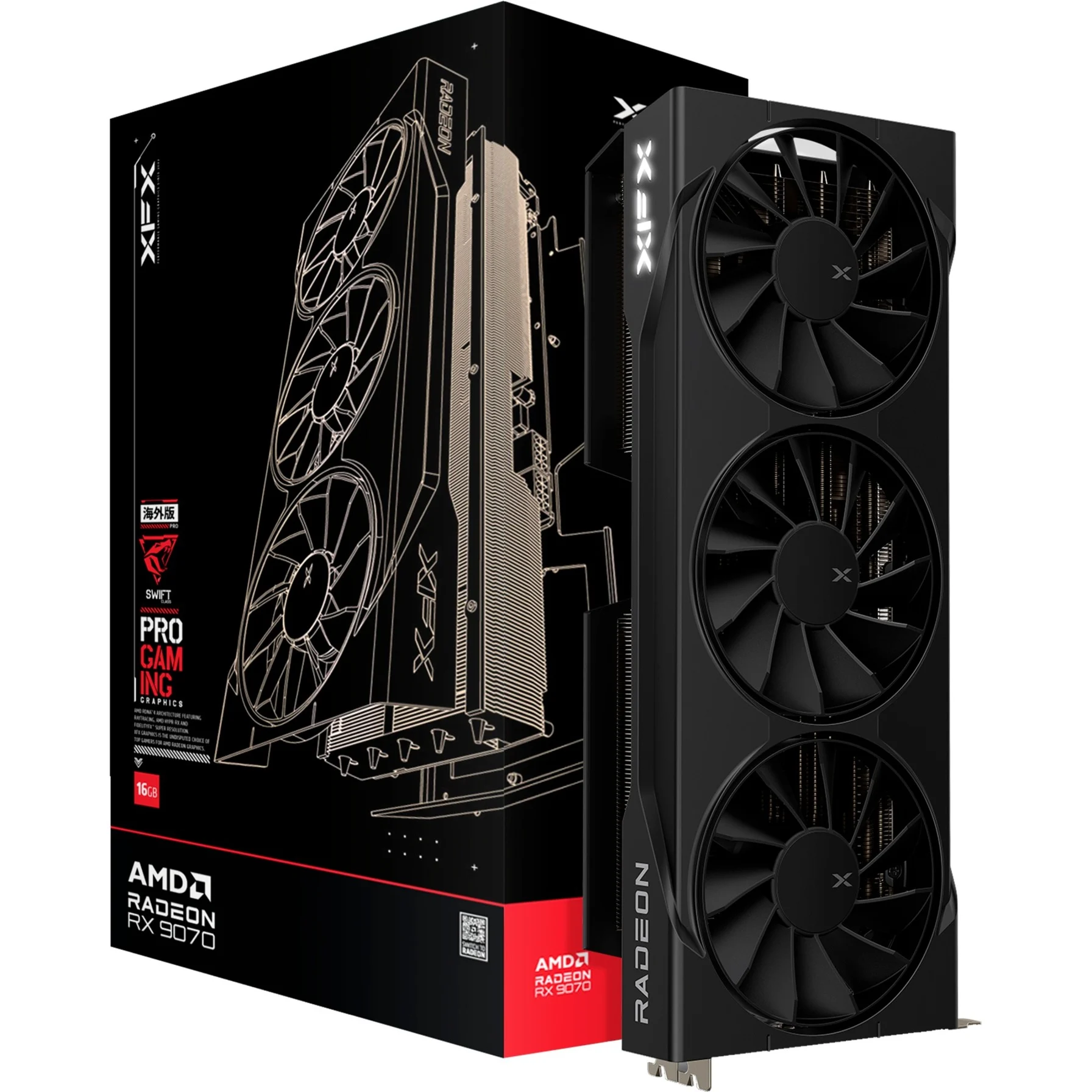 XFX Swift RX 9070 OC Triple Fan Edition