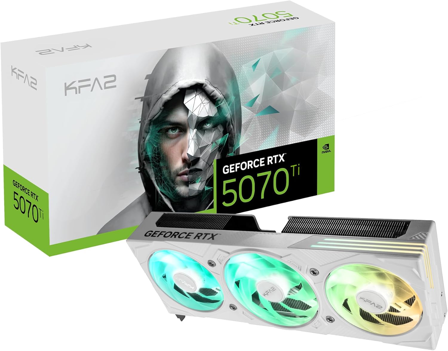 KFA2 RTX 5070 Ti EX Gamer 1-Click OC White