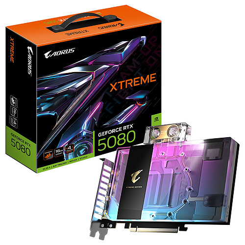 GIGABYTE AORUS RTX 5080 XTREME WATERFORCE WB