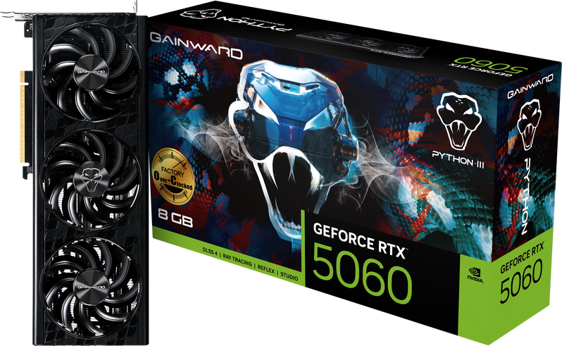 Gainward RTX 5060 Python III OC
