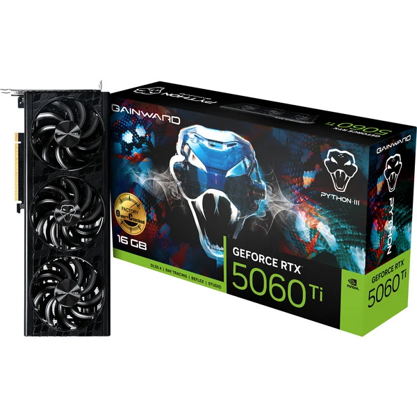 Gainward RTX 5060 Ti Python III OC 16GB
