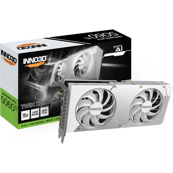 Inno3D RTX 5060 Ti TWIN X2 OC WHITE 16GB