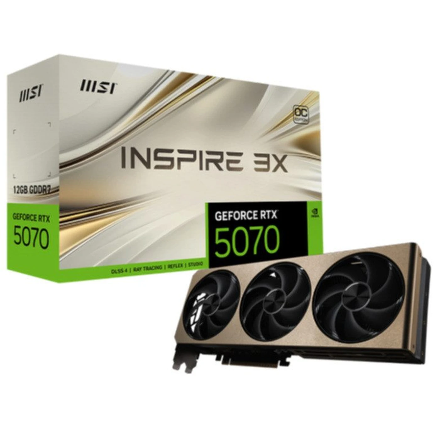 MSI MSI RTX 5070 INSPIRE 3X OC
