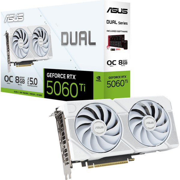 ASUS DUAL RTX 5060 Ti White OC Edition