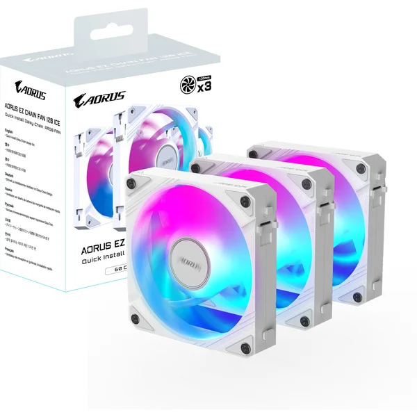 AORUS EZ CHAIN FAN 120 ICE x3