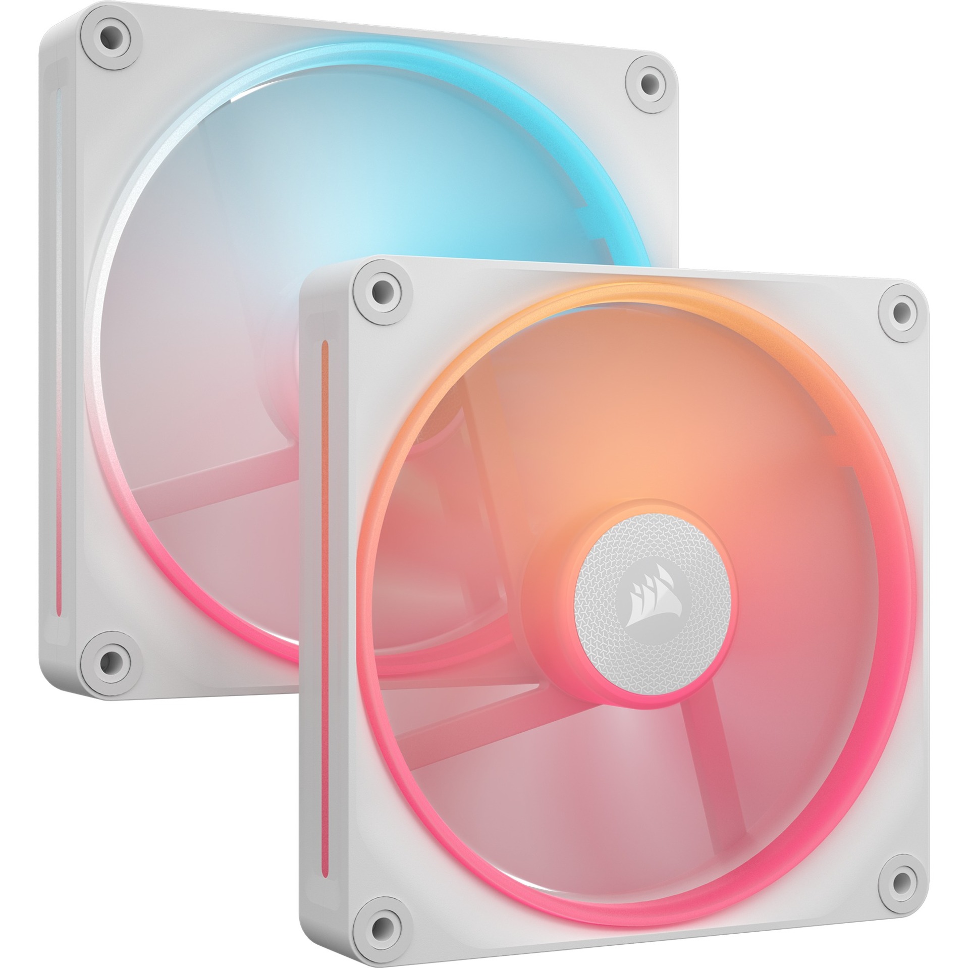iCUE LINK LX140-R RGB Reverse blanc x2
