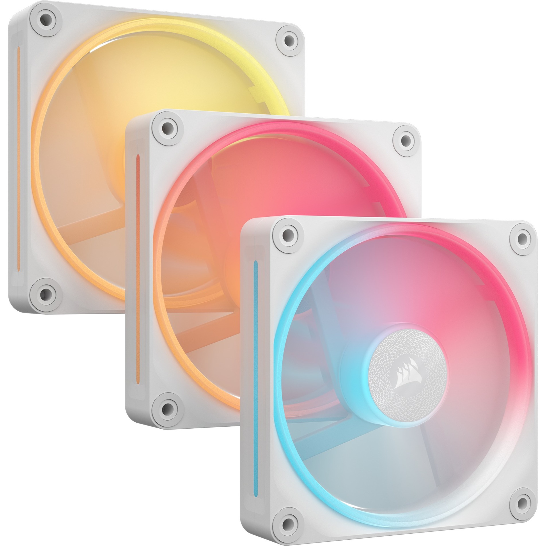 iCUE LINK LX120-R RGB blanc Reverse x3