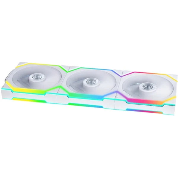 UNI FAN SL120 Wireless Reverse Blade white x3