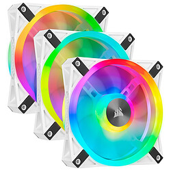 Corsair QL120 RGB White x3